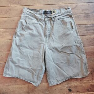 Silver Tab Vintage Khakis‎ Mens 30 Gray Carpenter Shorts Relaxed Fit 90s Utility